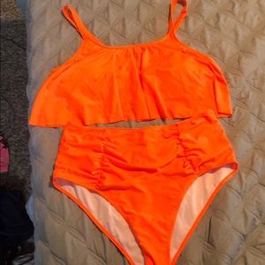 COPY - Beautiful Orange high waist bikini